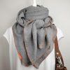 Personalized Embroidered Scarf, Custom Winter Scarf, Monogrammed Name Scarf, Women Scarf, Long Neck Scarf, Warm Scarf, Gift for Her,Mum Gift