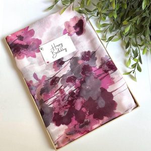 Soft Pink Scarf For Gift Cotton Hijab HeadScarf Gifts for Her Women’s Scarf For Holiday Mothers Day Gifts Pashmina Scarf Wrap Letterbox Gift