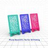 Phone Stand Holder Laser Cut Svg Files | 26 Letters Vector Files For Laser Cutting | Cell Phone Holders for glowforge