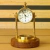 Wood clock for desk, Modern table clock, Small desk clock, Office desk organization, Gift for dad, gift for boyfriend, graduation gift