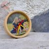 Portable clock, bedroom clock, zippo lighter, table clock, alarm clock, small tiny clock, antique collectable clock, gift for him or her