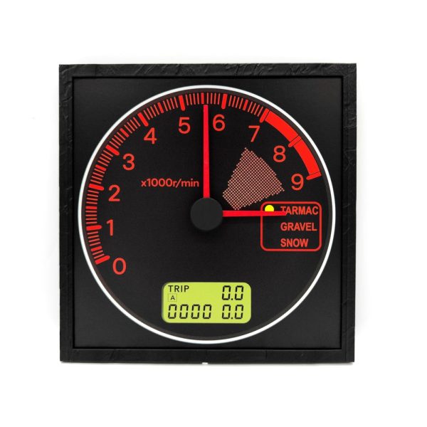 Mitsubishi Evo Speedometer Wall Clock, Desk Accessories, Car Guy Gift, Automotive Themed Home Decor, Auto Enthusiasts, Racing interior