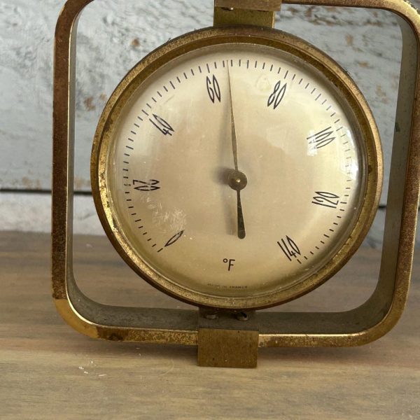 Portable clock, bedroom clock, zippo lighter, table clock, alarm clock, small tiny clock, antique collectable clock, gift for him or her