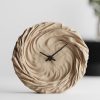 Mint Adjustable Desk Clock, Minimalist Clock, Retro Table Clock, Wood Clock