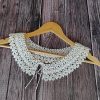 Full Embroidered Linen Headband, Embroidery Floral Headband, Hair Accessories For Woman, Handmade Headband