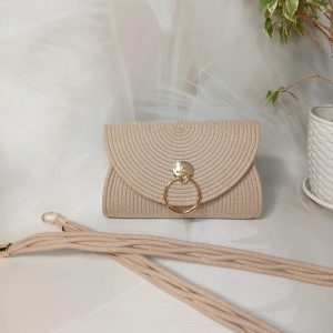 Elegant Cotton Rope Clutch Bag, Handmade Bag, Summer Bag, Gift for Women, Style and Naturalness in One Accessory