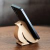 Personalized Wood Keychain, Custom Engraved Wooden Phone Holder, Birthday Gift, Gifts for Mom, Best Friend Gifts, Minimalist Phone Stand