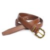 Custom Leather Keychain for Woman and Men with Embossed Initials, Personalized Gift Handmade Leather Key Holder Monogrammed for Him and Her