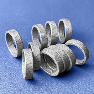 Authentic Iron Meteorite Ring – Unique Handmade Jewelry for Men & Women | Cosmic Elegance