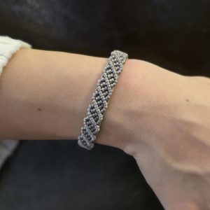 Handmade Beige Intricate Macrame Bracelet, Woven Rope-Like Design, Bohemian Wrist Accessory, Unique Artisan Friendship Gift, Unisex Jewelry