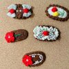 Handmade Knitted Bow Hair Accessory, Soft Fabric Bow Hair Clip, Cute Bow Headband, Handmade Hair Tie, Elegant Knit Bow for Girls & Women