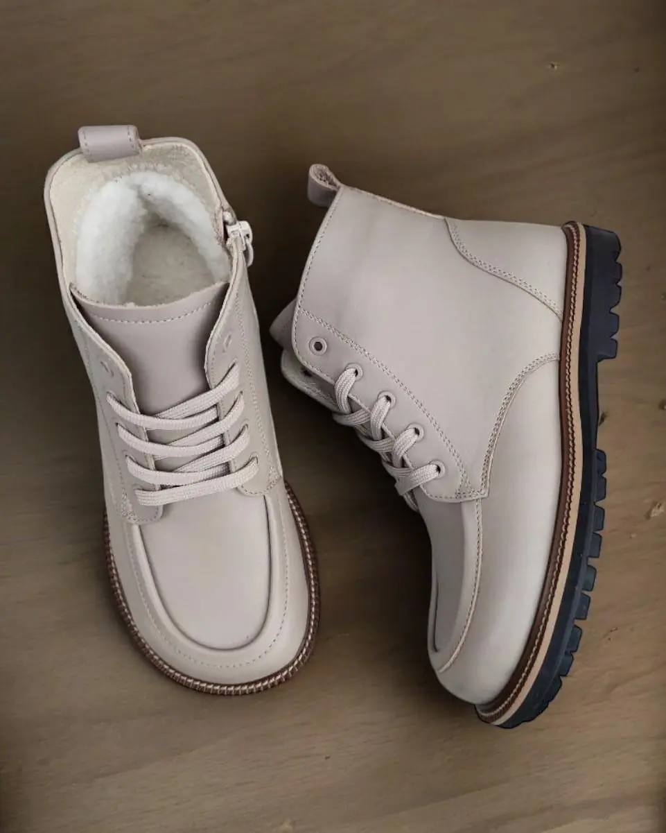 Women S Leather Winter Boots Handmade Anatomical Ankle