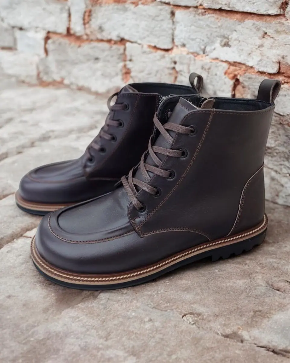 Women S Leather Winter Boots Handmade Anatomical Ankle